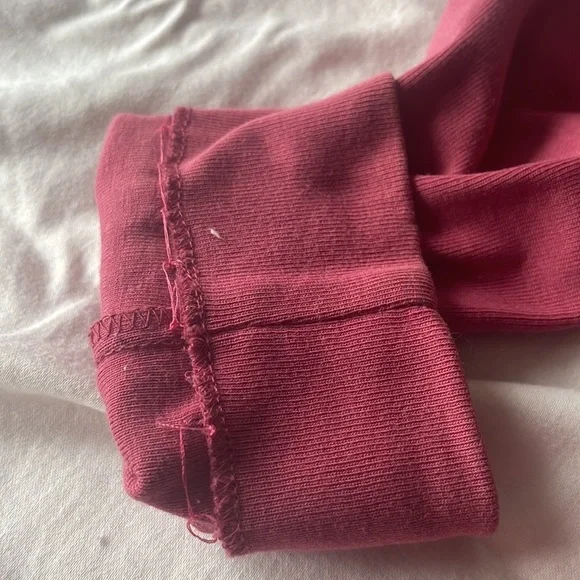 Express Light Mauve Polo Style Casual Top. XL - Picture 3 of 9